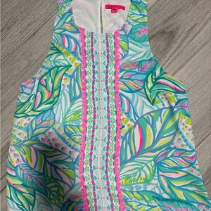 Lilly Pulitzer Multicolor Leaf Print Top